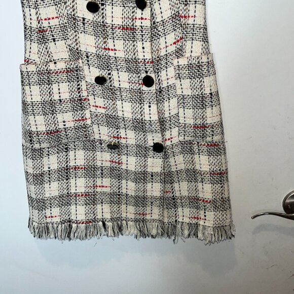 Zara Wome weed Fringe Dress Muli Color XS - Picture 8 of 14